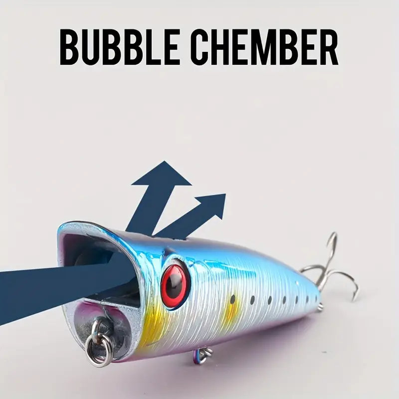 Воблер Попър Blue Rainbow 8.5см 14.6гр