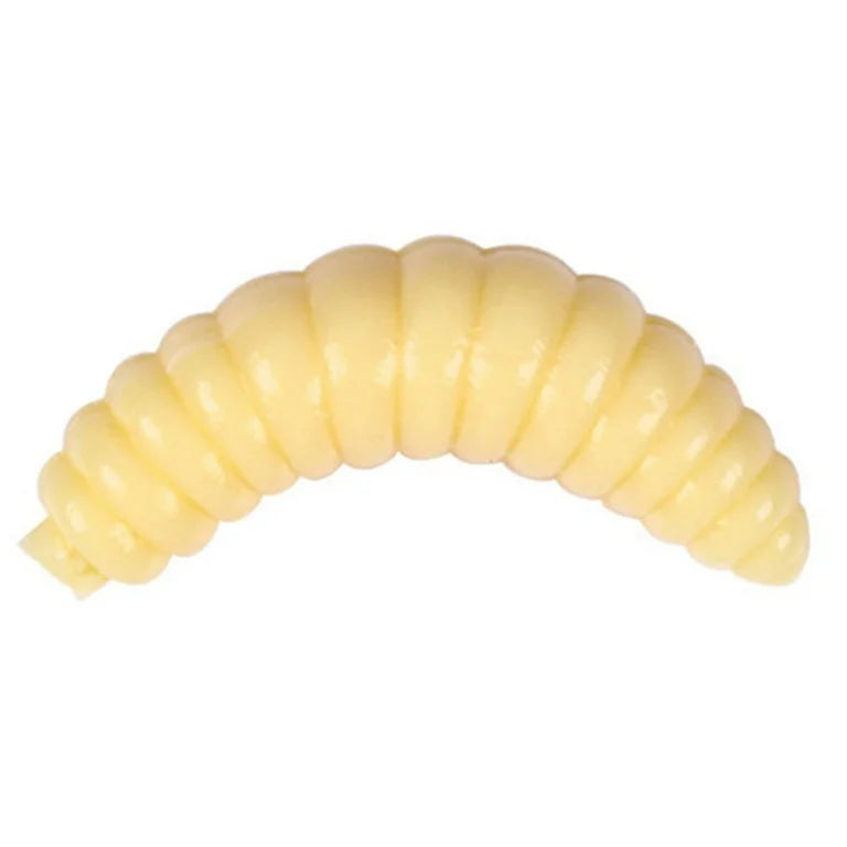 Силиконов бял червей Silicone worm 16mm x10
