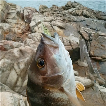 Силиконова Жълта Скарида Silicone Yellow Shrimp x1